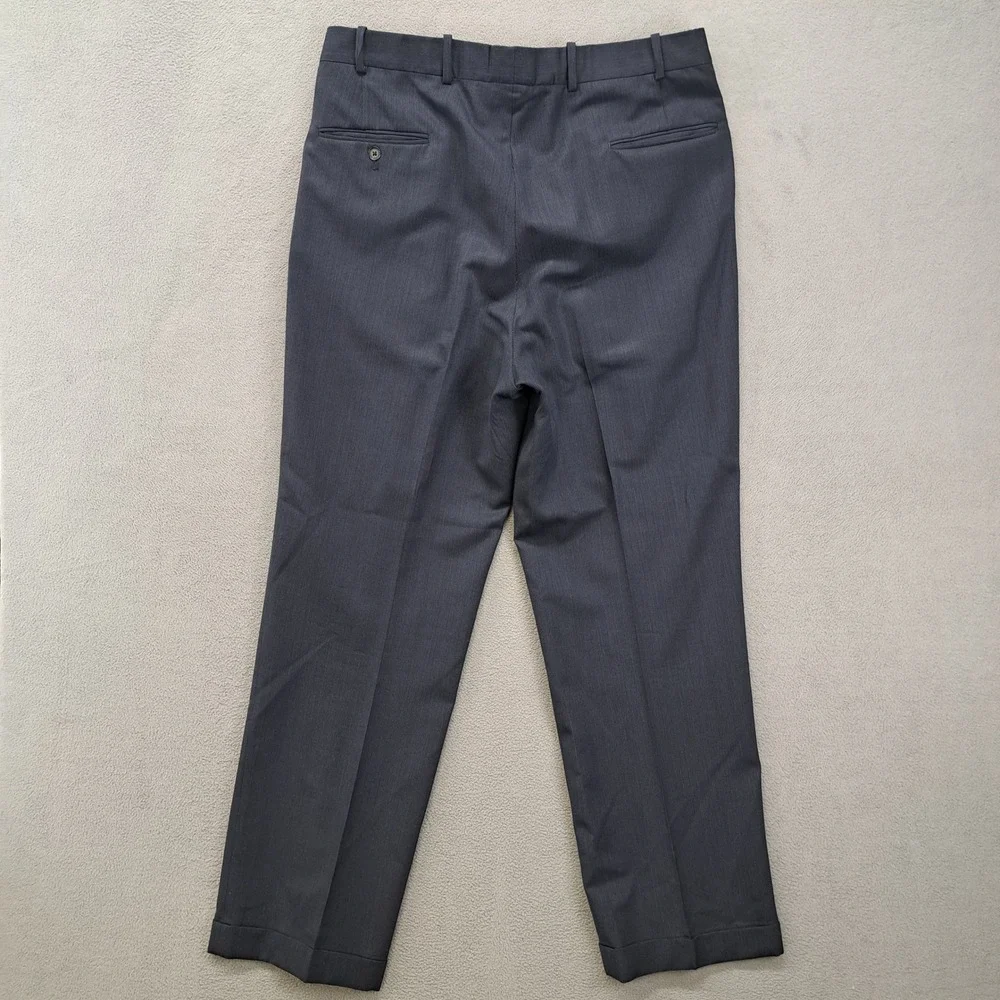 Innocenti Tailored for Tom James Blue Pinstripe 2 Piece Suit Set 42L Pants 34x31
